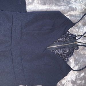 Dark blue jumpsuit